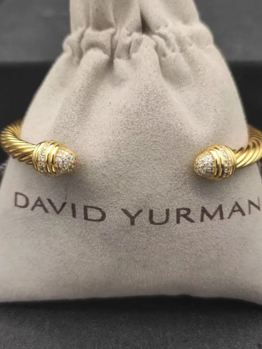 David Yurman Round Head Glod Bracelet 5mm